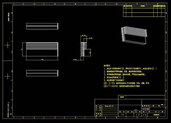 机械设备CAD图纸,散热器机械设备CAD图纸学习资源 第1张