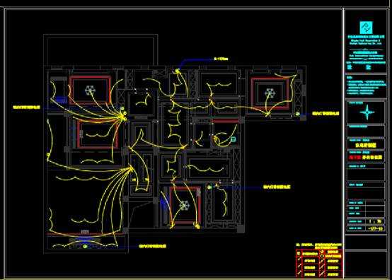 CAD建筑施工图,CAD建筑施工图之地下室家装施工 第2张