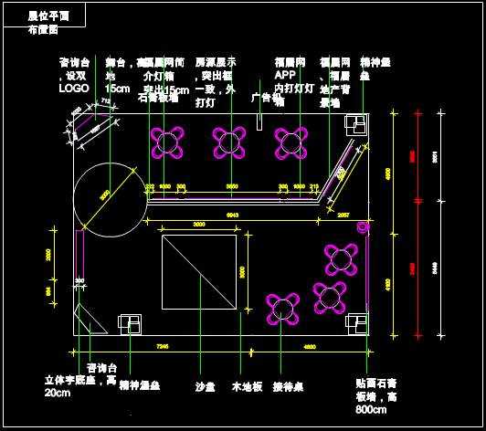 建筑CAD设计图纸,某展馆的建筑设计CAD图纸 第1张