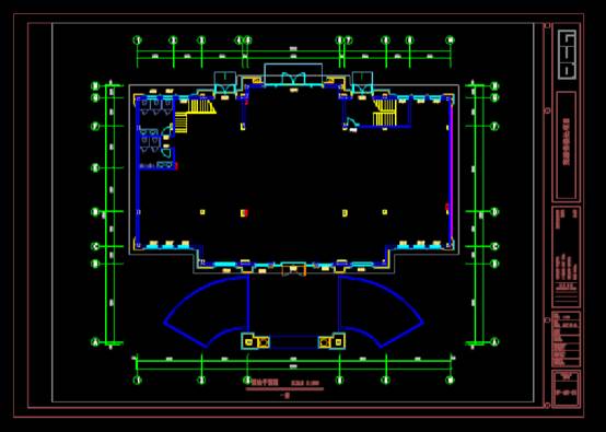 CAD建筑图纸快速查看,CAD建筑图纸快速查看之售楼处平面图