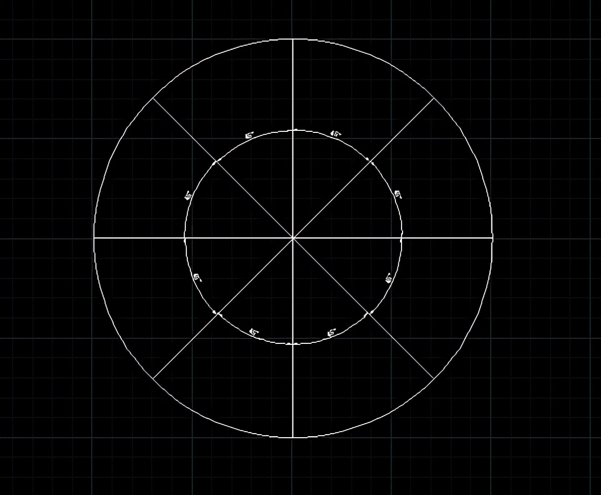 CAD怎么将圆等分（CAD使用圆形等分教程） 第6张