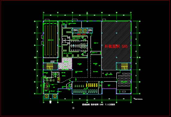 商业建筑CAD图纸,健身俱乐部平面设计CAD图纸