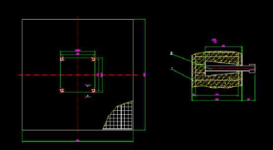 CAD结构设计图,建筑CAD结构设计基础图纸​