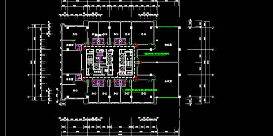 CAD电力系统图,某商业城CAD电力系统图 第1张