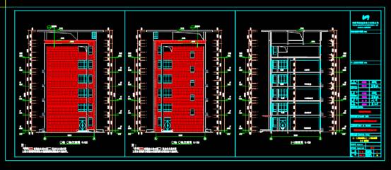 CAD建筑图纸快速查看,CAD建筑图纸快速查看之中学综合楼 第4张