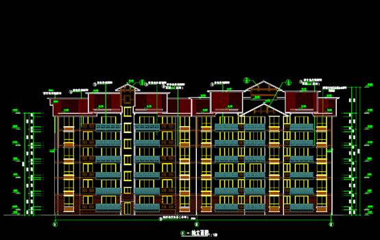 CAD建筑设计图,百花欣苑2号楼设计图 第5张