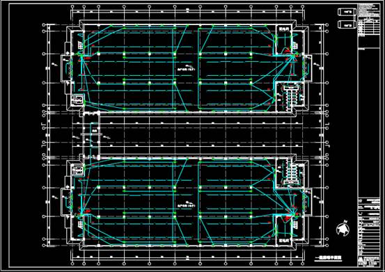 某厂房的建筑CAD图纸中电气图 第2张