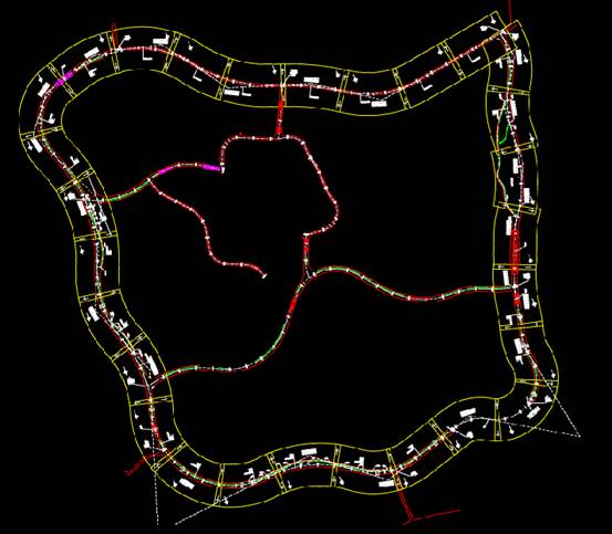 道路设计CAD图纸之平面设计图 第1张