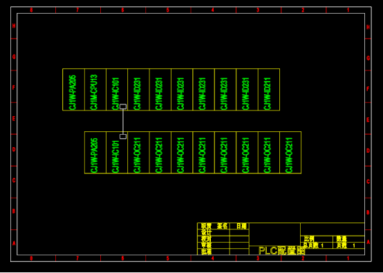 CAD图纸快速查看,PLC输出回路CAD图纸 第1张