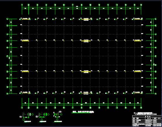 CAD结构图,钢结构厂房设计CAD结构图 第2张