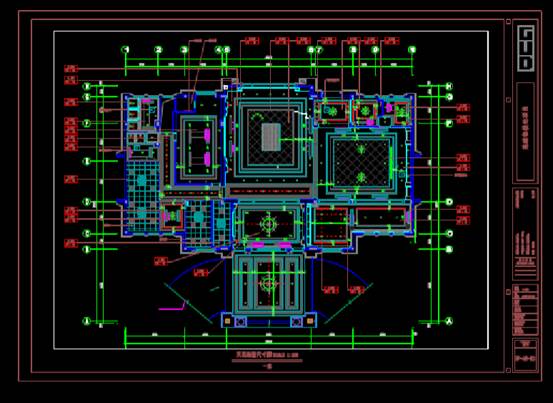 CAD建筑图纸快速查看,CAD建筑图纸快速查看之售楼处平面图 第3张