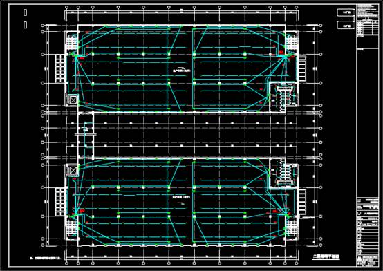 某厂房的建筑CAD图纸中电气图 第3张