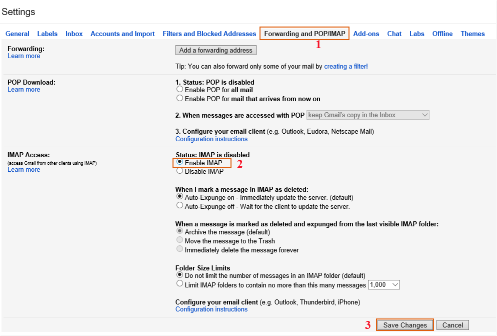 如何使用Imap将Gmail帐户添加到Outlook？ 第2张