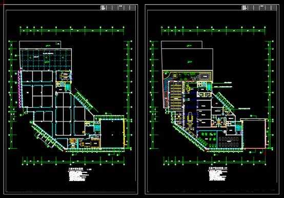 CAD教育建筑设计图,培训学校设计方案CAD图纸 第1张