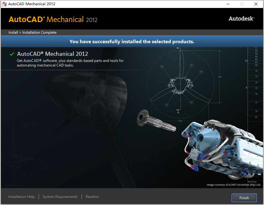 Autodesk AutoCAD Mechanical 2012 32位64位英文版安装教程 第8张