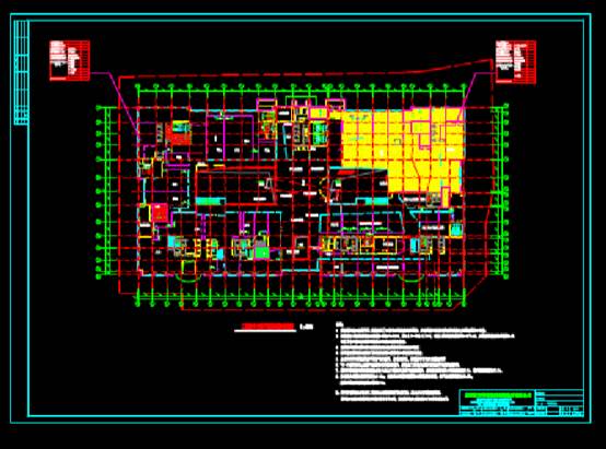 CAD暖通图纸,CAD暖通图纸之消防报审图