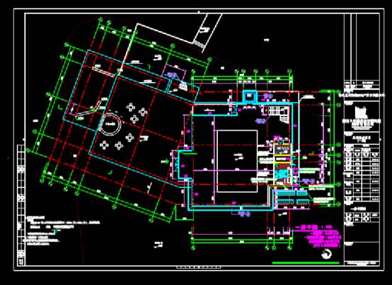 CAD建筑图纸快速查看,CAD建筑图纸快速查看之售楼处施工图 第3张