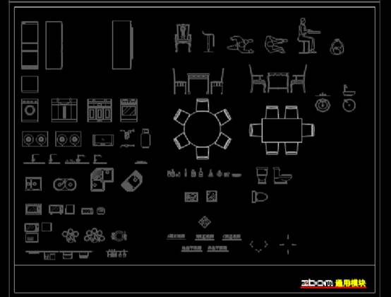 建筑CAD图纸下载,室内设计模块的建筑CAD图纸 第4张