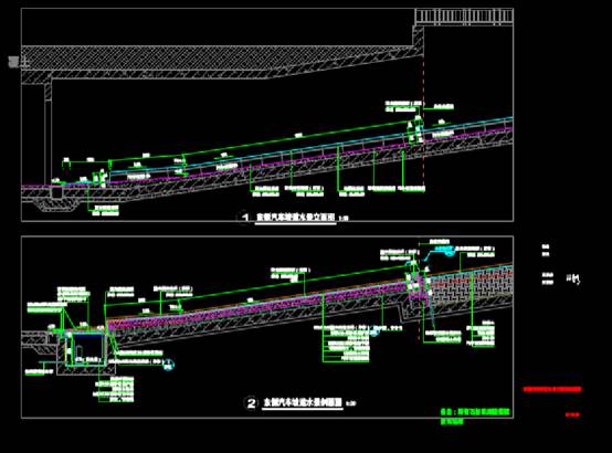 园林景观CAD图纸之坡道水景平面图 第5张