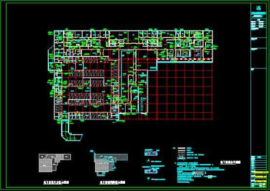 CAD建筑工程图,医院研究院的CAD建筑工程图 第1张