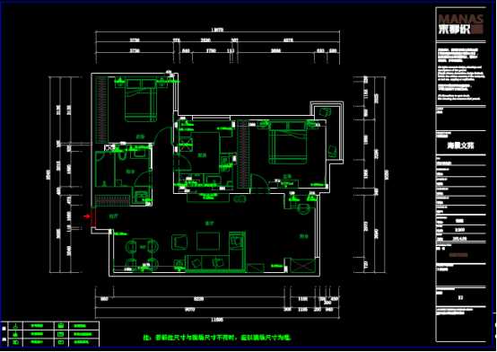 CAD建筑施工图,某小区楼盘设计的CAD建筑施工图 第2张