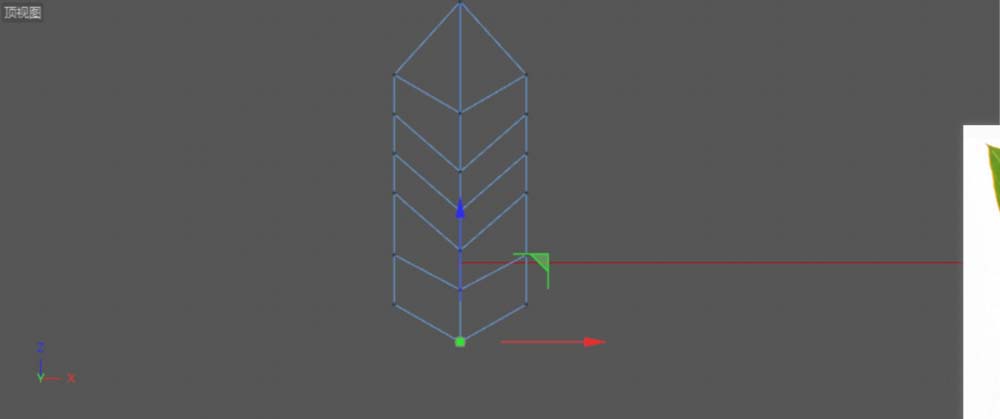 C4D设计一片绿色叶子的方法步骤 第5张