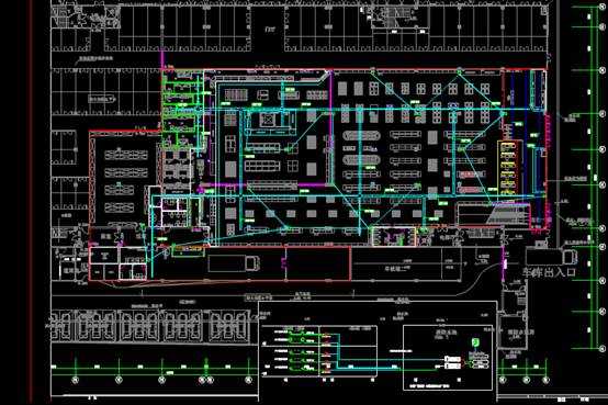 CAD电力控制布置图,小商品国际商业广场CAD电力控制布置图 第4张