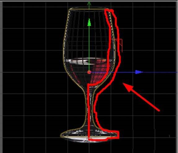 C4D创建模立体红酒杯的详细方法 第4张