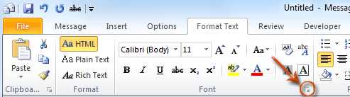 如何在Outlook中添加和删除删除线到单词？ 第7张