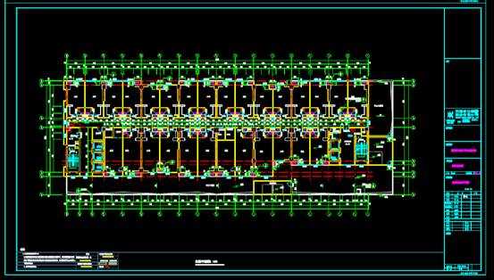 监控商业建筑电气CAD电力控制布置图 第2张