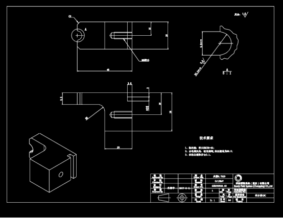 机械零部件图纸下载,夹模设计CAD图纸资源 第1张