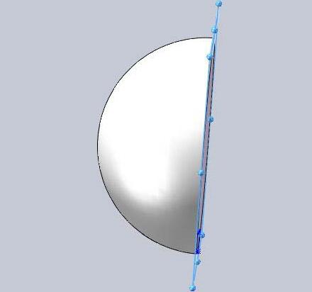 Solidworks2016中镜像一个球形零件的操作步骤 第3张