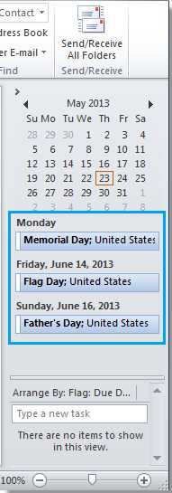 如何在Outlook中向日历添加假期？ 第9张