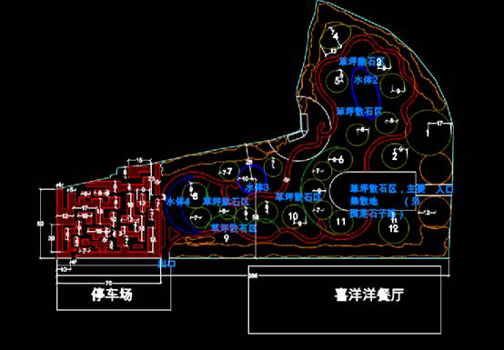 CAD建筑图纸下载,向日葵展布局的建筑CAD图纸 第5张