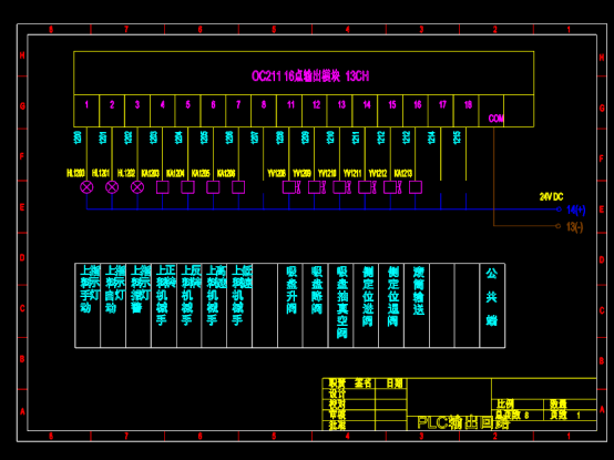 CAD图纸快速查看,PLC输出回路CAD图纸 第3张