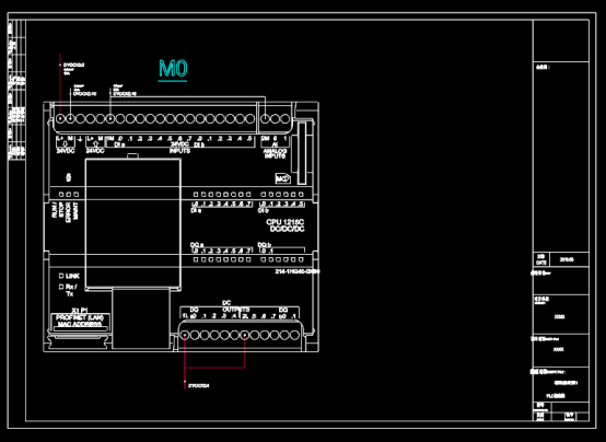 CAD图纸快速查看,电子电工PLC柜CAD图纸 第3张