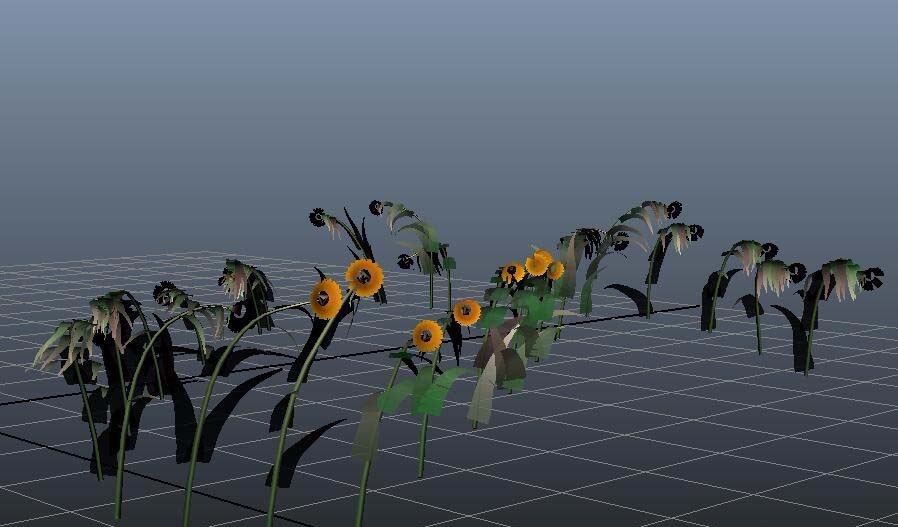 maya创建花草模型的图文操作 第8张