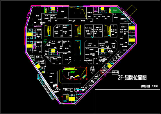 CAD商业建筑设计图,商业购物中心CAD设计图纸查看