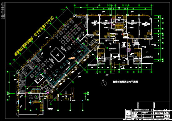 CAD电力设计图纸,售楼部配电系统CAD图纸学习参考 第2张