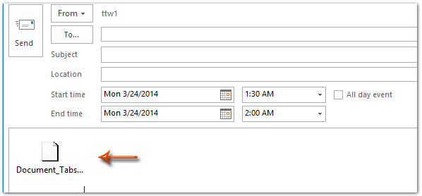 如何在Outlook中将文件附加到会议或约会？ 第3张