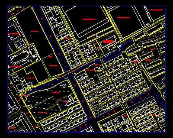 区域地形平面的建筑CAD设计图纸 第1张