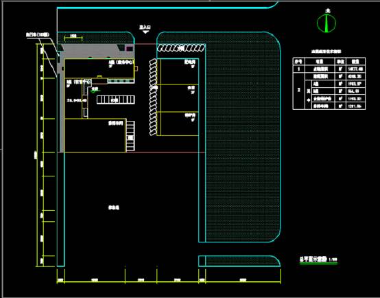 CAD建筑设计图,原客四汽车站改造平面CAD图 第1张