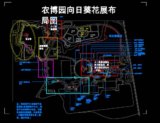 CAD建筑图纸下载,向日葵展布局的建筑CAD图纸 第2张