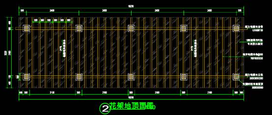 建筑CAD图纸下载,花架的建筑CAD图纸