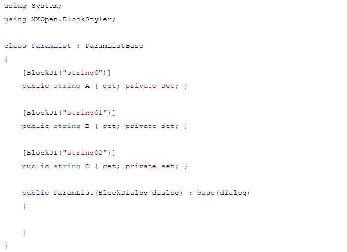 NX二次开发 — BlockUI输入框通过反射关联 第8张