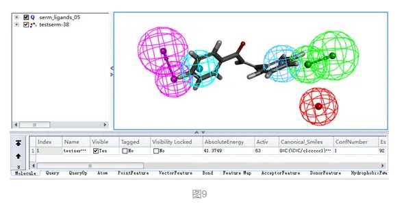 Discovery Studio官方教程-构建具有活性预测能力的3D QSAR药效团 第11张