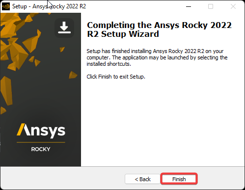 Ansys Rocky version: 2022 R2 Windows版安装说明 第4张